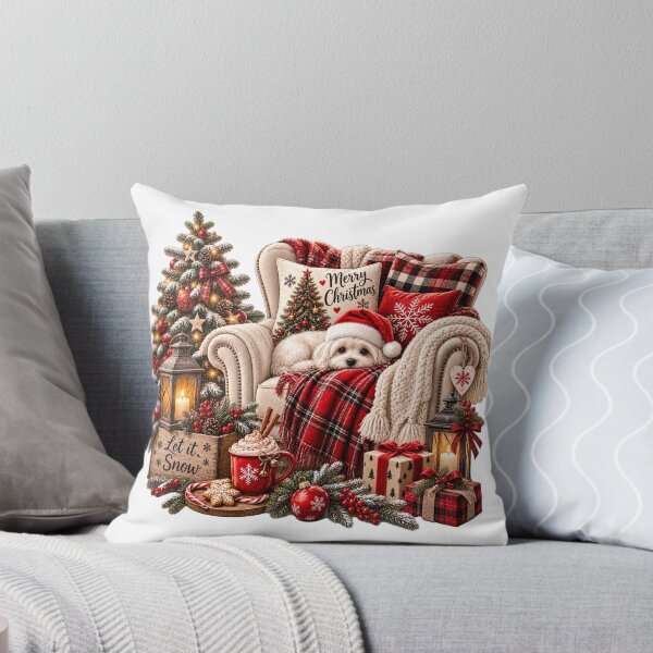 Item preview, Cozy Christmas Gnome by the Fireplace designed and sold by Wild Ink Studio by Barbara.