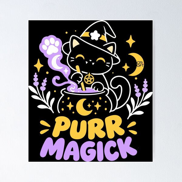 Item preview, Purr Magic designed and sold by iagorfrost.