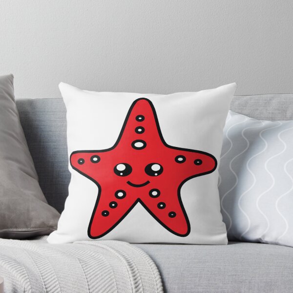 Item preview, Happy Red Starfish designed and sold by AquaticPals.