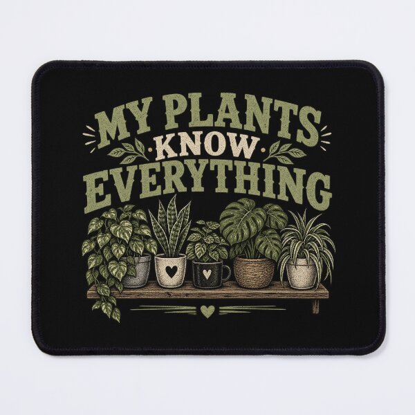 Item preview, My plants know everything designed and sold by RetroPlus.