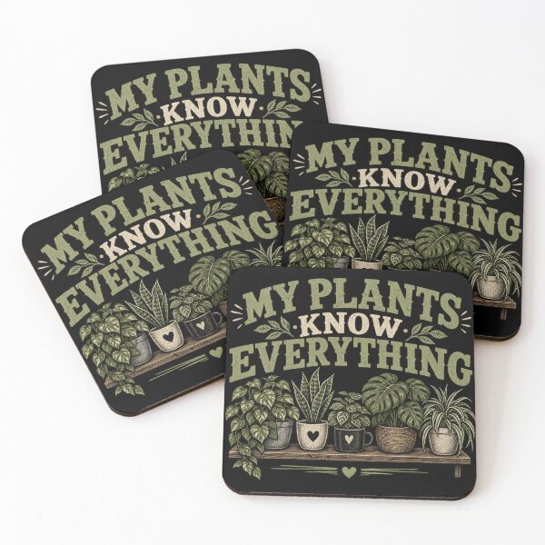Item preview, My plants know everything  designed and sold by RetroPlus.