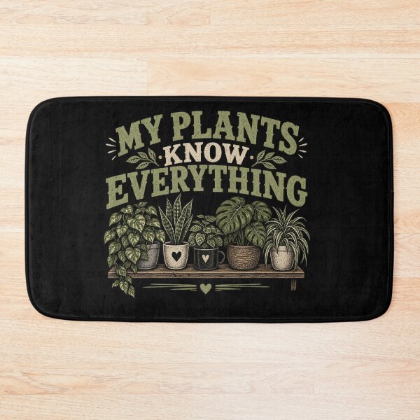 Item preview, My plants know everything  designed and sold by RetroPlus.
