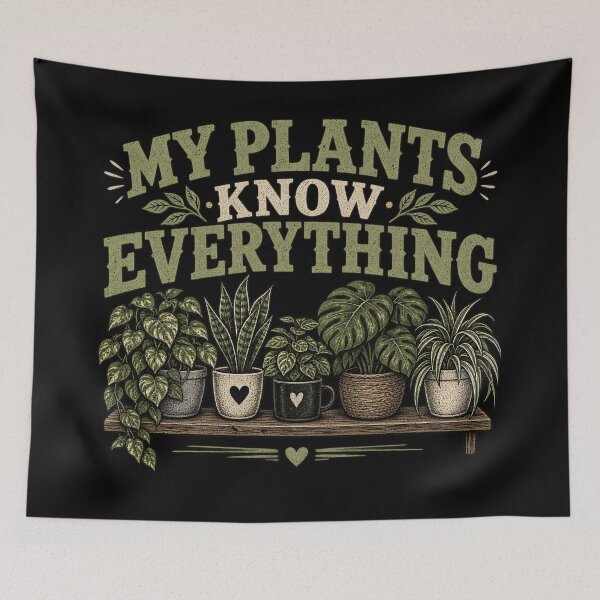 Item preview, My plants know everything  designed and sold by RetroPlus.