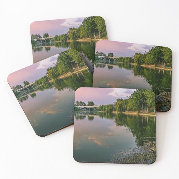 Item preview, Pink Sunset at Parcul Tineretului Lake designed and sold by Rabee Khalil Photography.