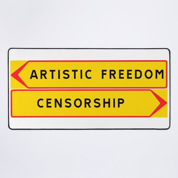 Item preview, Artistic freedom vs. Censorship designed and sold by ALF2023.