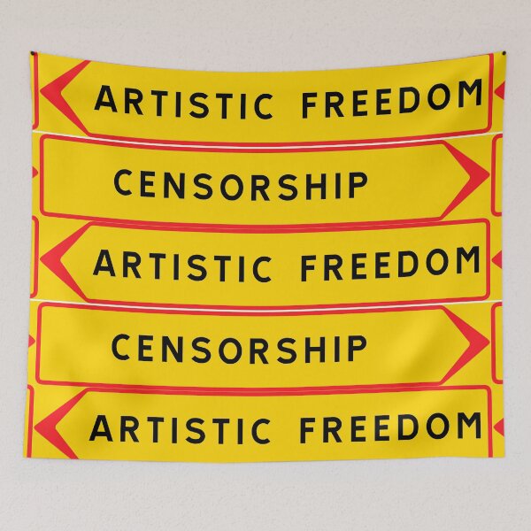 Item preview, Artistic freedom vs. Censorship designed and sold by ALF2023.