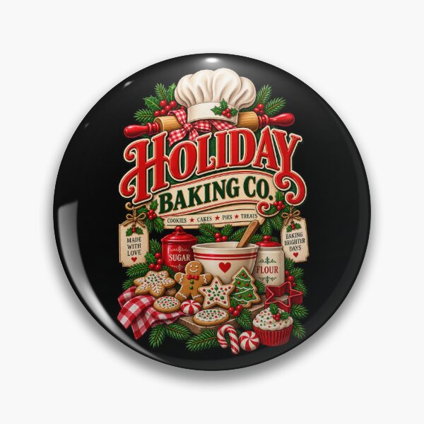 Artikelvorschau, Vintage Holiday Baking Co. entworfen und verkauft von RockitBaby.