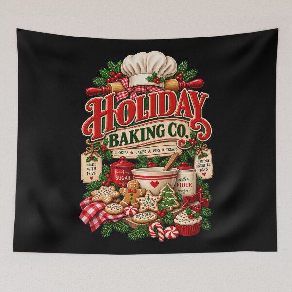 Item preview, Vintage Holiday Baking Co. designed and sold by RockitBaby.