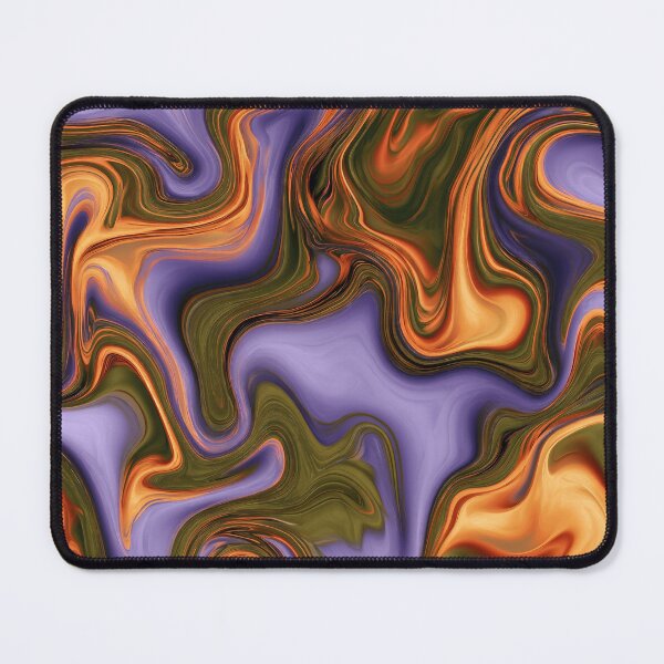 Item preview, Lavender, Olive & Burnt Orange Psychedelic Marble designed and sold by AlfiB.