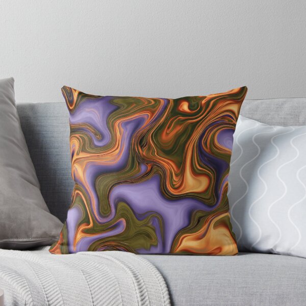 Item preview, Lavender, Olive & Burnt Orange Psychedelic Marble designed and sold by AlfiB.