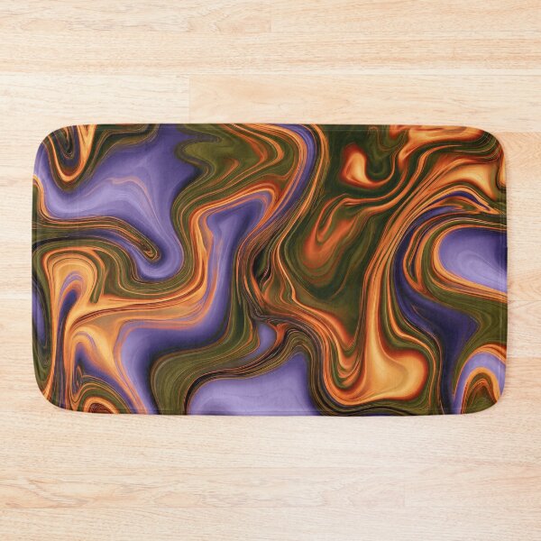 Item preview, Lavender, Olive & Burnt Orange Psychedelic Marble designed and sold by AlfiB.