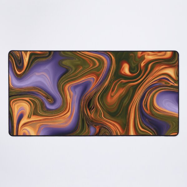 Item preview, Lavender, Olive & Burnt Orange Psychedelic Marble designed and sold by AlfiB.