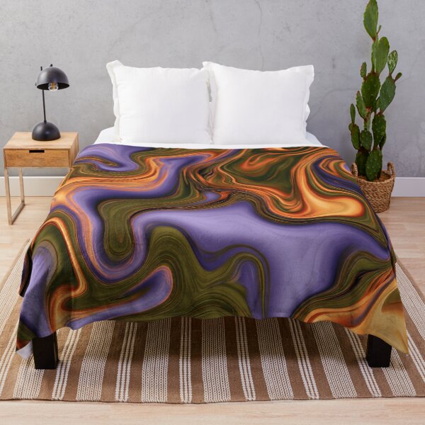 Item preview, Lavender, Olive & Burnt Orange Psychedelic Marble designed and sold by AlfiB.
