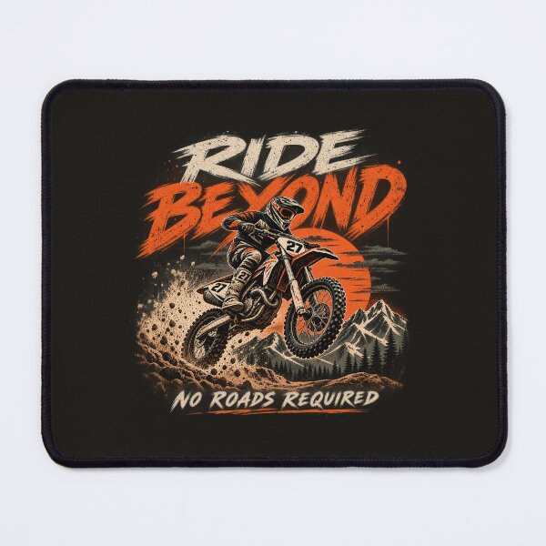 Item preview, Ride Beyond Vintage Motocross Adventure designed and sold by Trend_Nest.