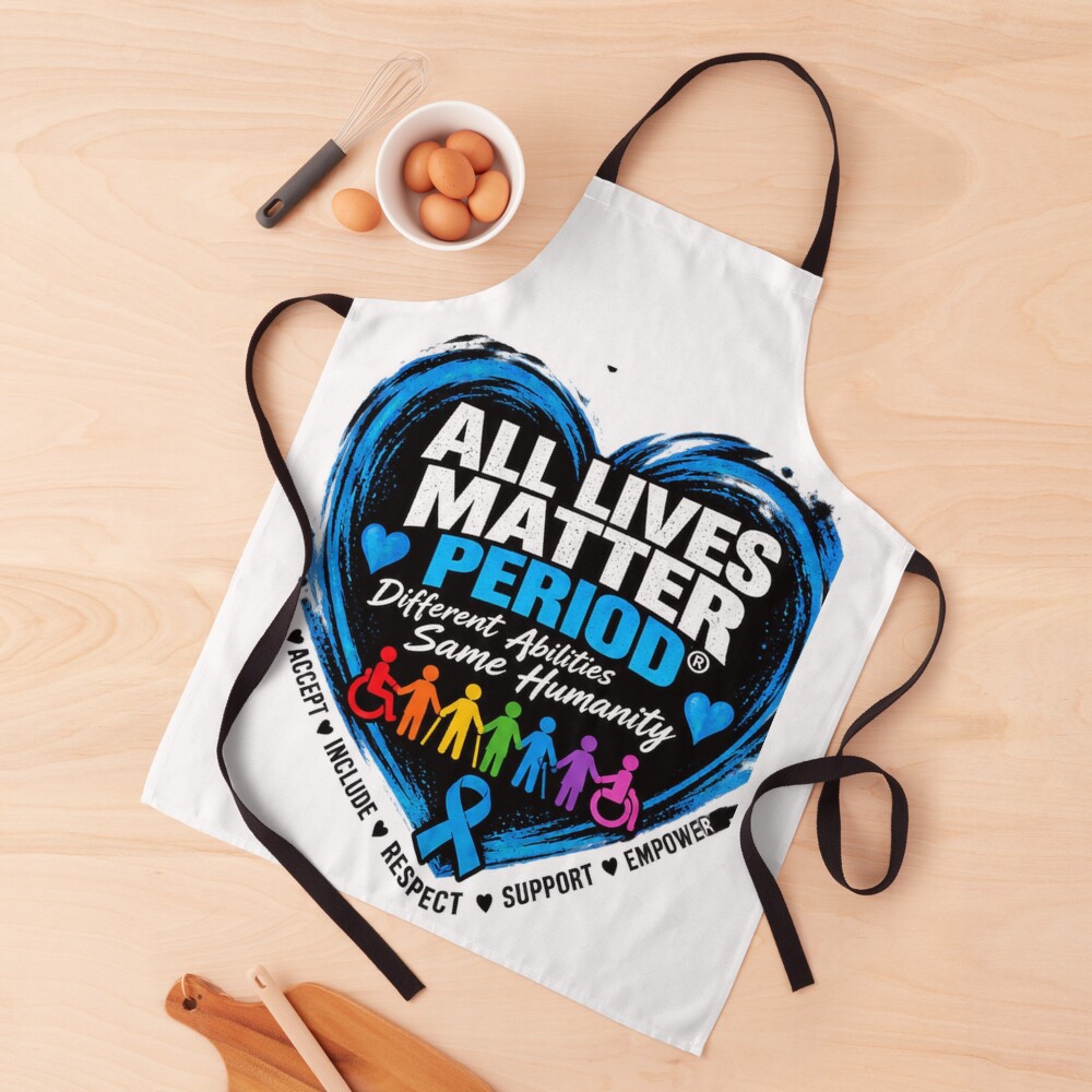 Item preview, Apron designed and sold by CommunityForAll.