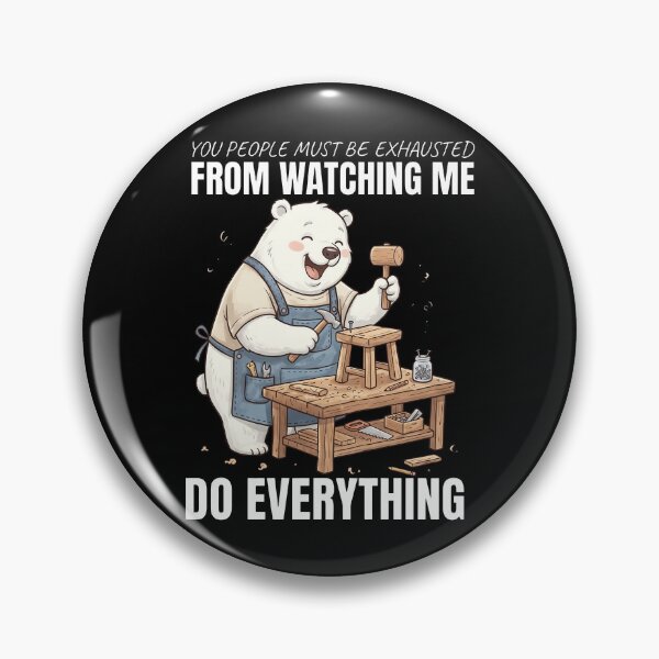 Item preview, Polar Bear - You People Must Be Exhausted From Watching Me Do Everything designed and sold by onlytiggokk.