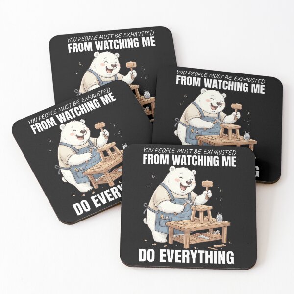 Item preview, Polar Bear - You People Must Be Exhausted From Watching Me Do Everything designed and sold by onlytiggokk.