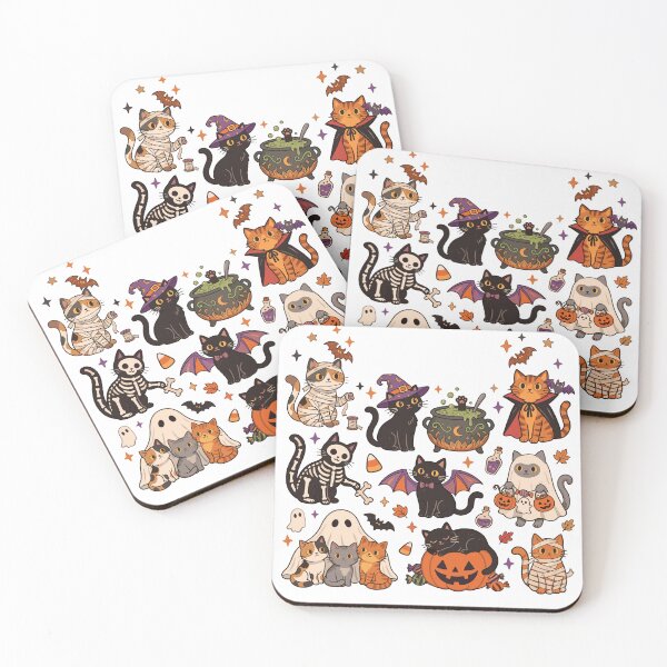Item preview, Happy Halloween, Kitty! designed and sold by JOSUQ.