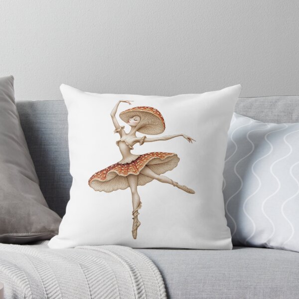 Item preview, The Mushroom Ballerina, Fungi Dancer Illustration designed and sold by wildlifethings.