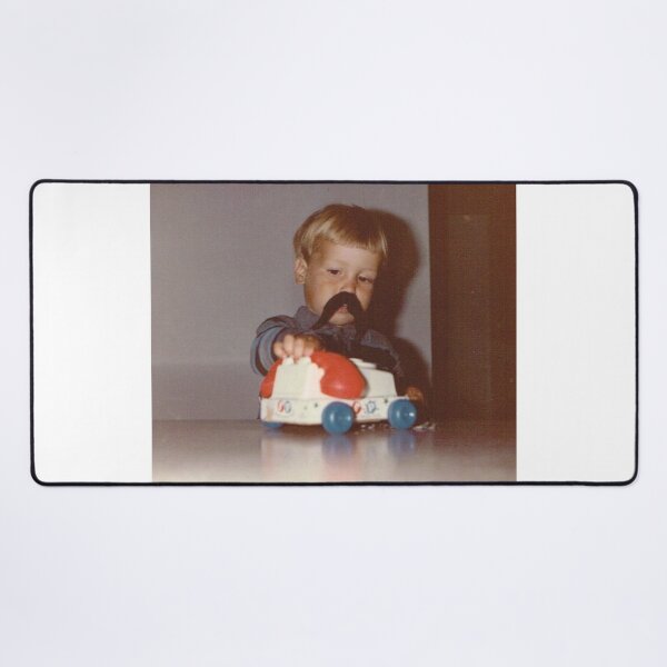 Item preview, Mustache Boy on Telephone designed and sold by rufpeg.
