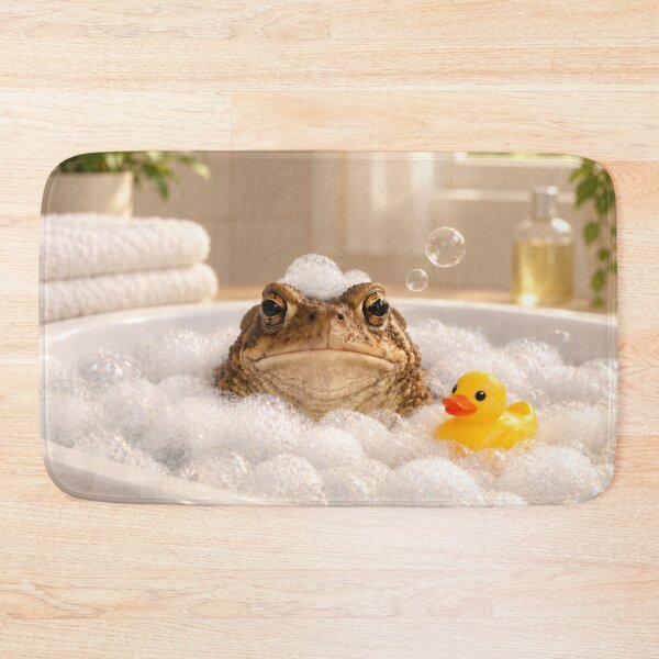 Item preview, American Toad Bubble Bathtub designed and sold by Sillytoe.