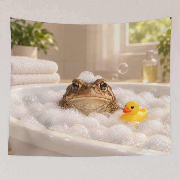 Item preview, American Toad Bubble Bathtub designed and sold by Sillytoe.