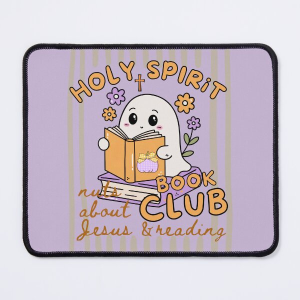 Item preview, Holy Spirit Book Club Nuts About Jesus and Books Love Fall Cute Ghost Reading Bookish designed and sold by Forevermore.
