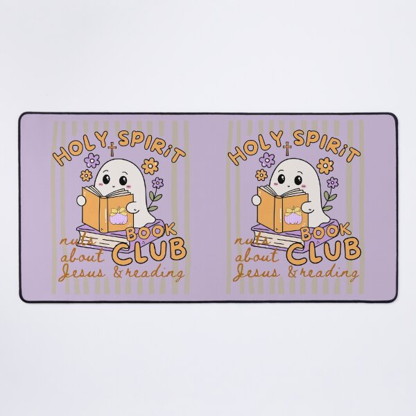 Item preview, Holy Spirit Book Club Nuts About Jesus and Books Love Fall Cute Ghost Reading Bookish designed and sold by Forevermore.