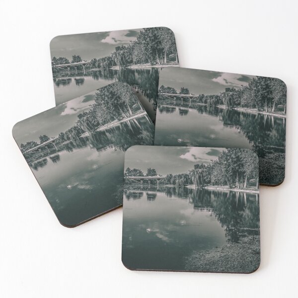 Item preview, Parcul Tineretului Lake, Black and White designed and sold by Rabee Khalil Photography.