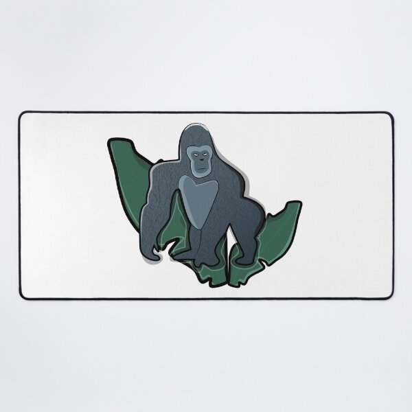 Item preview, Cute Gorilla Jungle Animal – Colorful Wildlife Cartoon Art designed and sold by ForcePrint.