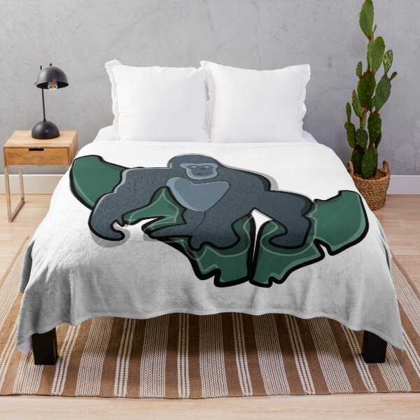 Item preview, Cute Gorilla Jungle Animal – Colorful Wildlife Cartoon Art designed and sold by ForcePrint.