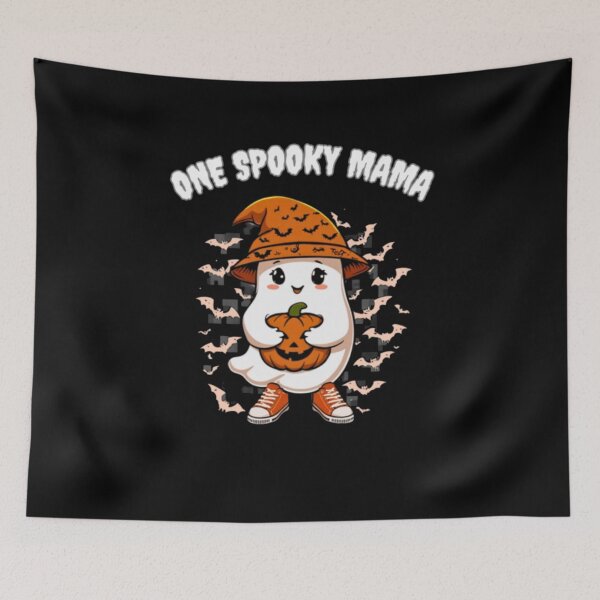 Item preview, One Spooky Mama Cute Ghost Witch Hat designed and sold by alvablakefg.
