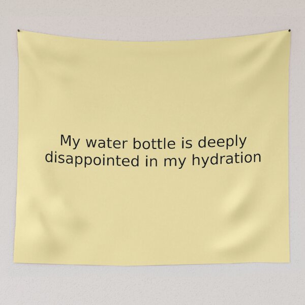 Item preview, My water bottle is deeply disappointed in my hydration designed and sold by English Learning.