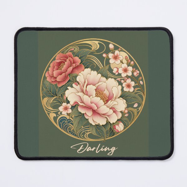 Item preview, Darling Japanese Noveau In Verdant designed and sold by lifeinspired4u.