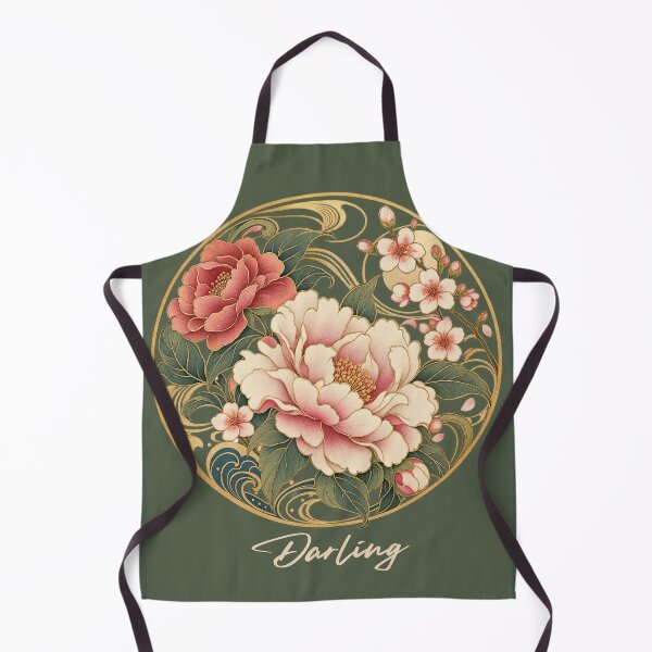 Item preview, Darling Japanese Noveau In Verdant designed and sold by lifeinspired4u.