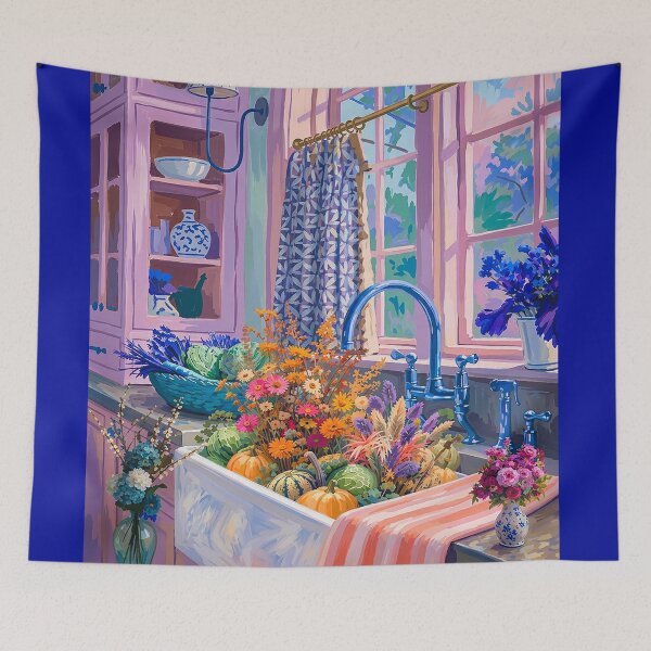 Item preview, FLOWERS IN THE KITCHEN SINK designed and sold by RiverDeeDesigns.