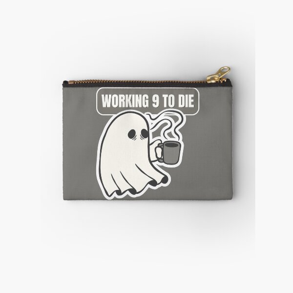 Item preview, Working 9 to Die Halloween Pun Funny 9 to 5 Parody designed and sold by pulse_retail.