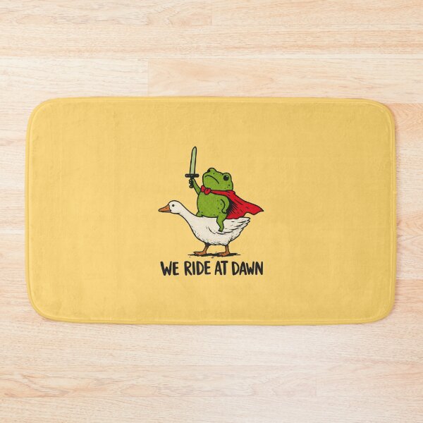 Item preview, Huzzah Frog Knight We Ride at Dawn designed and sold by olosra.