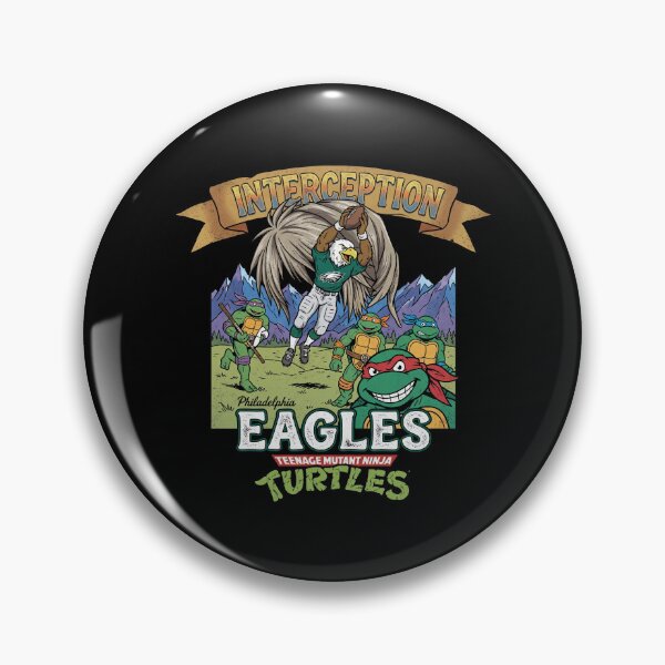 Item preview, Philadelphia Eagles - Teenage Mutant Ninja Turtles - Interception designed and sold by aleggsaurus.