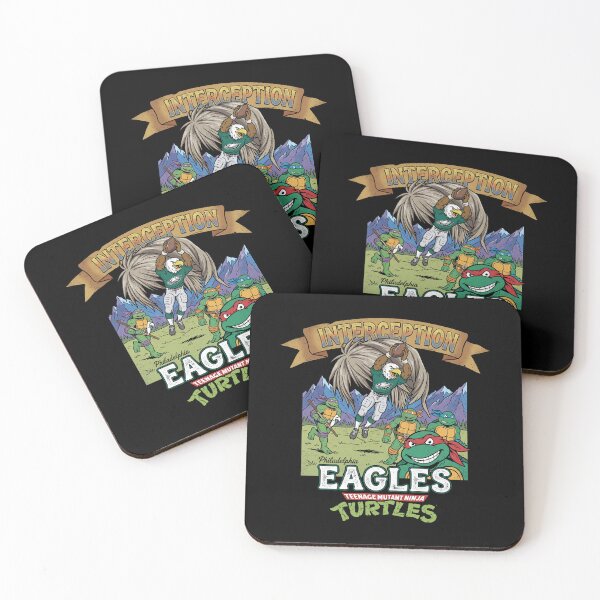 Item preview, Philadelphia Eagles - Teenage Mutant Ninja Turtles - Interception designed and sold by aleggsaurus.