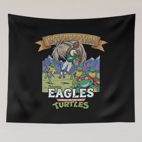 Item preview, Philadelphia Eagles - Teenage Mutant Ninja Turtles - Interception designed and sold by aleggsaurus.