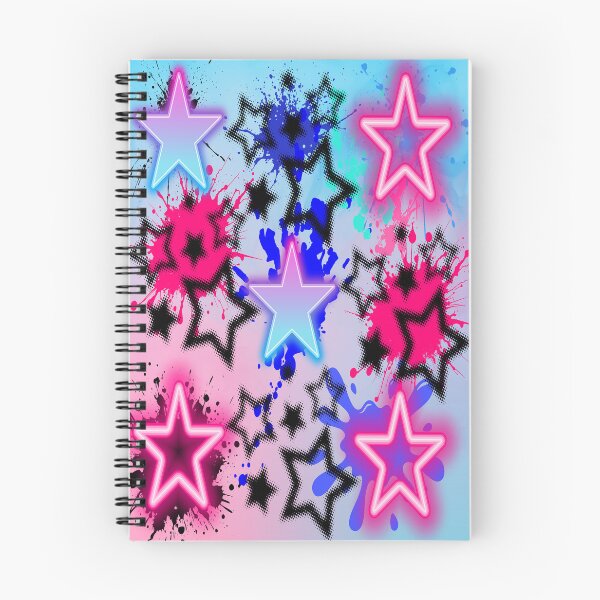 Artikelvorschau, Cybercore Neon Stars Scenecore Pattern entworfen und verkauft von Side By Side Studio.