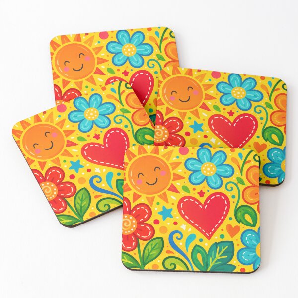 Item preview, Magical Flowers, Sun and Heart designed and sold by VividSurfaces.
