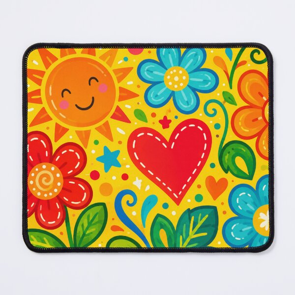 Item preview, Magical Flowers, Sun and Heart designed and sold by VividSurfaces.