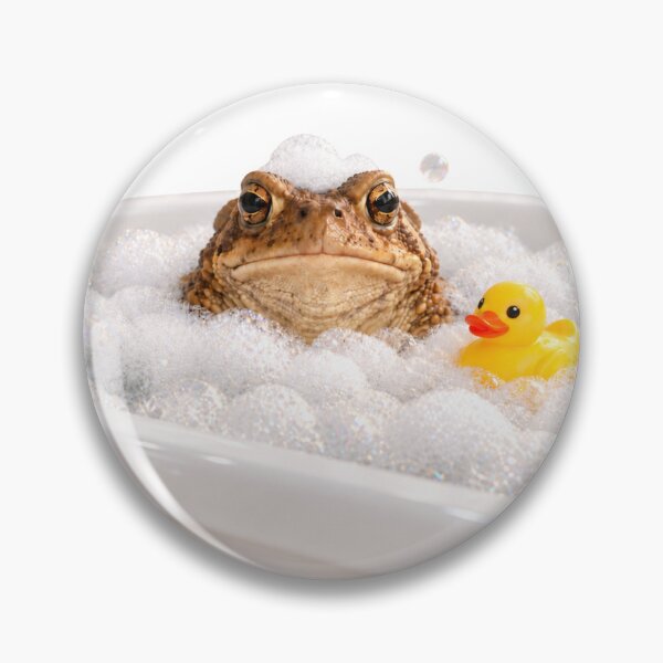 Item preview, American Toad Bathtub Bubbles designed and sold by Sillytoe.