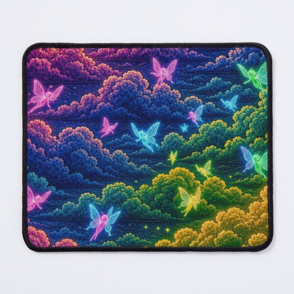 Item preview, Neon Fairy Queen in Rainbow Magic Clouds designed and sold by Breezes-of-Ida.