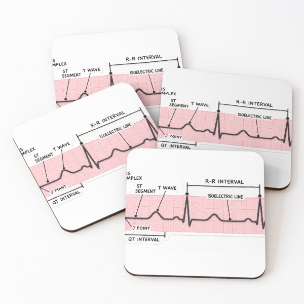 Item preview, EKG Rhythm Strip Interpretation Clay Nursing Student Sticker designed and sold by isokinetic.