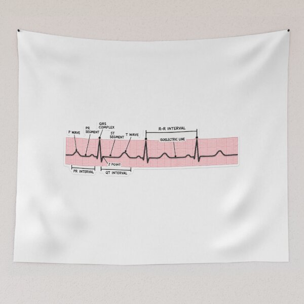 Item preview, EKG Rhythm Strip Interpretation Clay Nursing Student Sticker designed and sold by isokinetic.