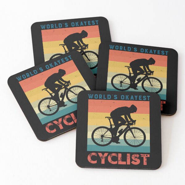 Item preview, World’s Okayest Cyclist Funny Bike Lover Gift designed and sold by GetGoodFit.