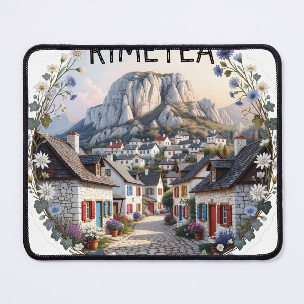 Item preview, Rimetea Village Romania Sticker designed and sold by Imaginarium of Chaos falcon88 .